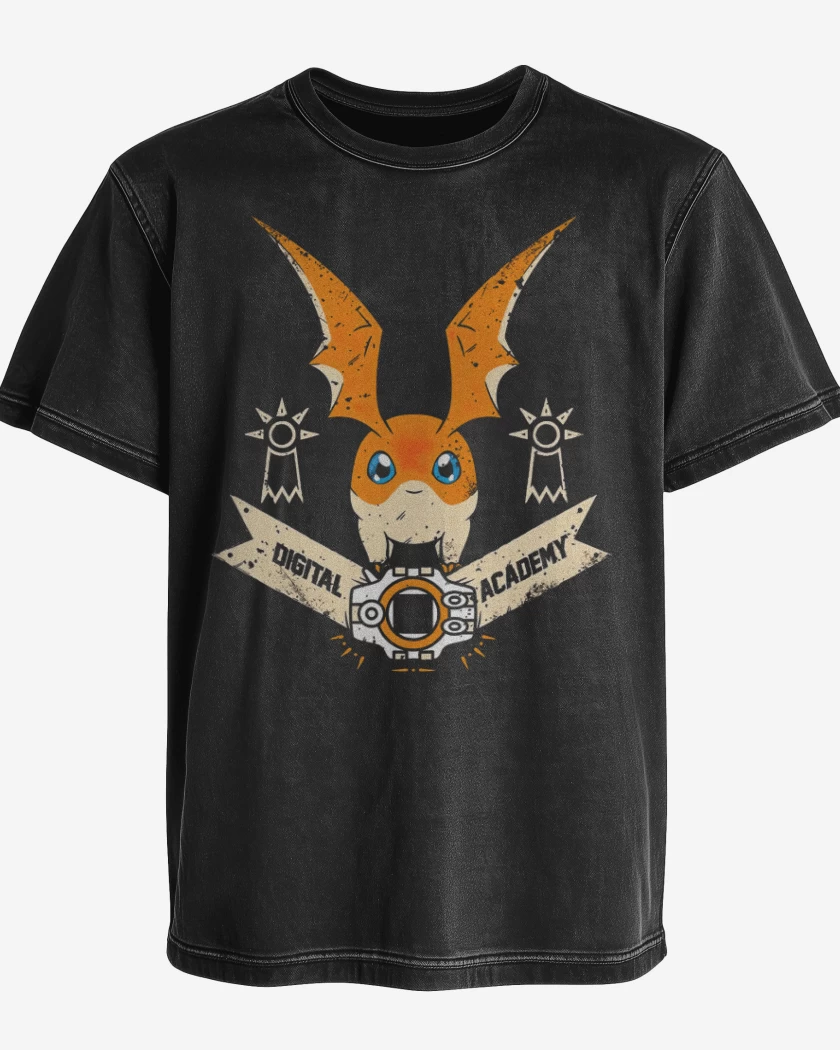 Polera desgastada Patamon 