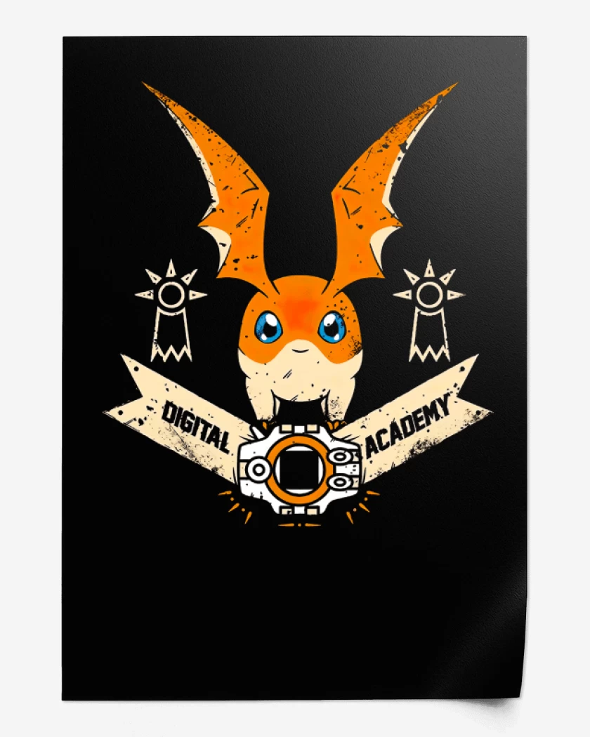 Print Negro de Patamon 