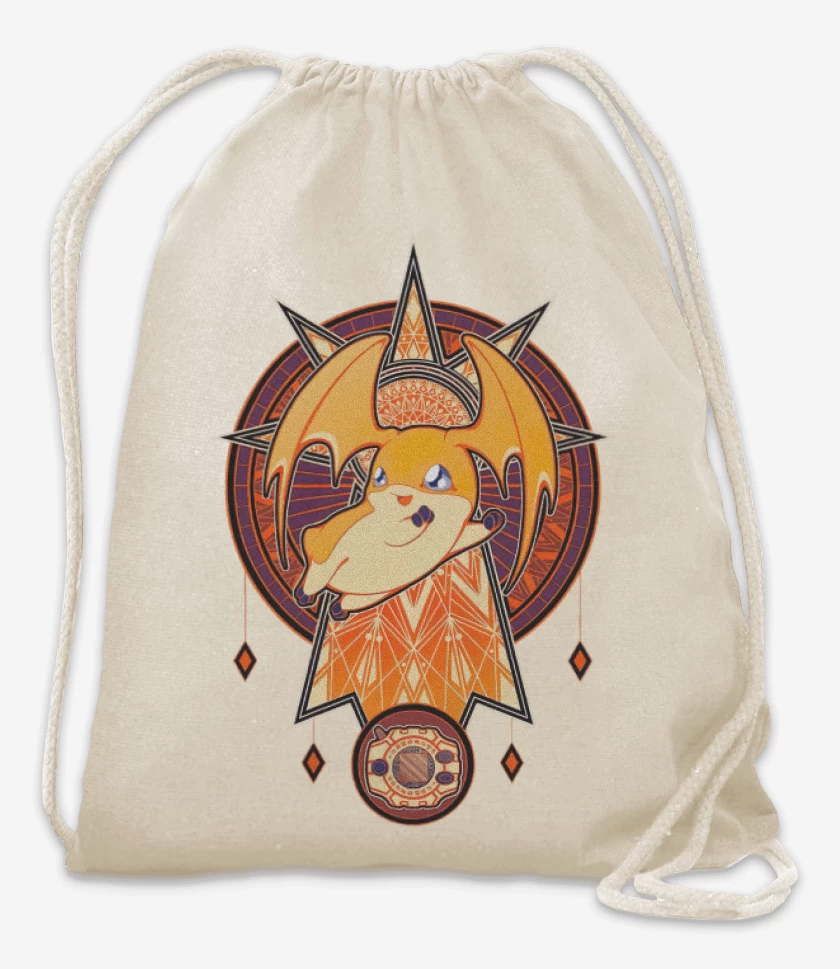 Mochila Blanco de Patamon 2