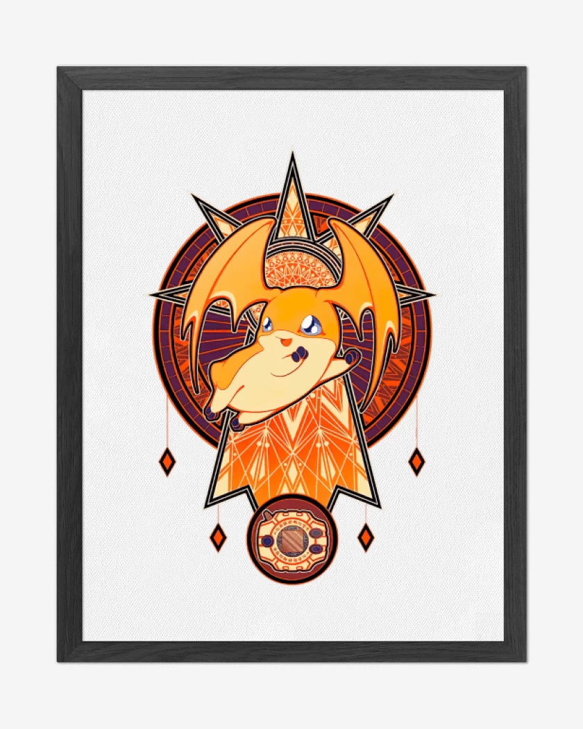 Cuadro decorativo Blanco de Patamon 2