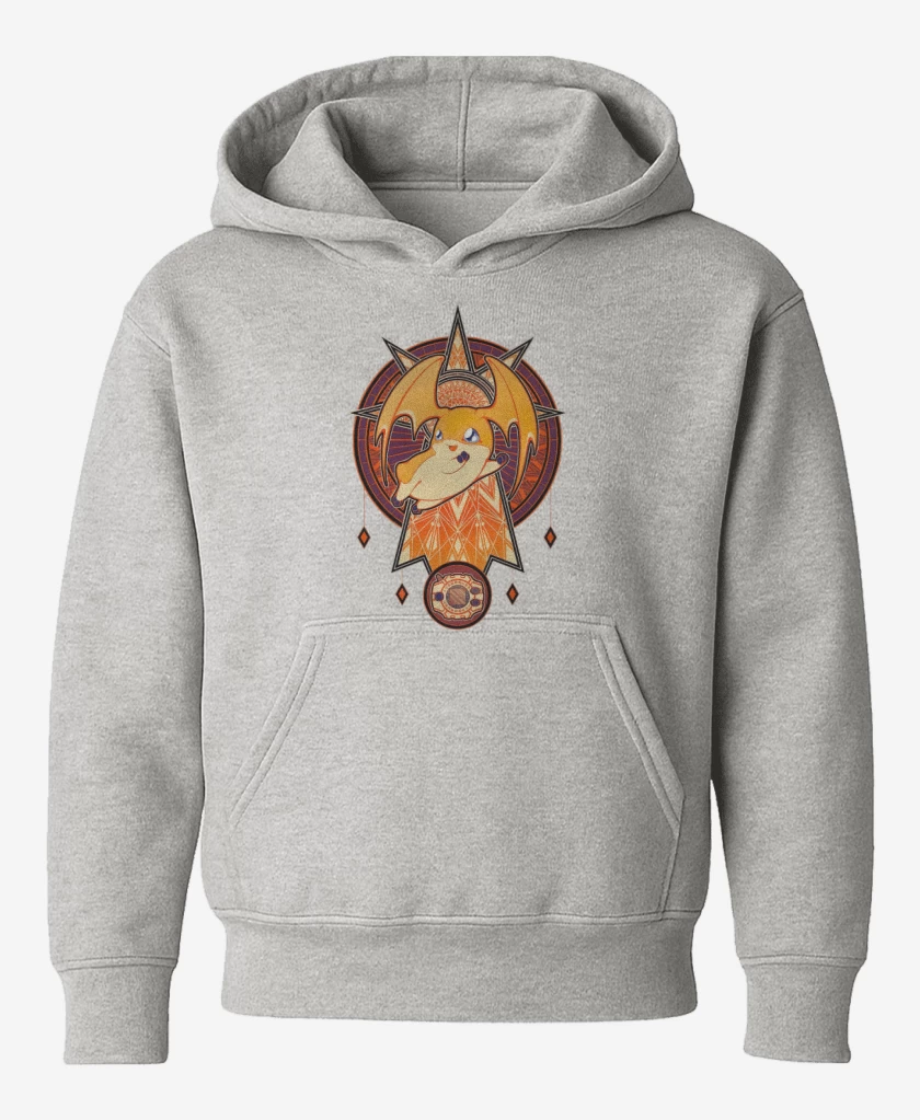 Poleron de niño Gris Melange de Patamon 2
