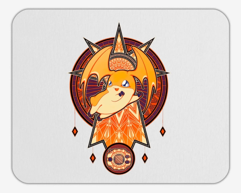 Mousepad Blanco de Patamon 2