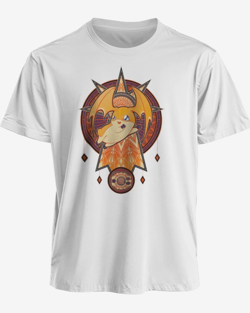 Polera premium Blanco de Patamon 2