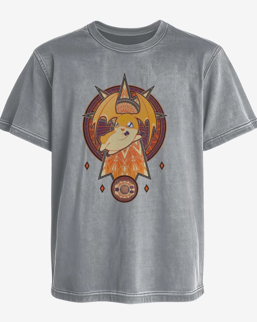 Polera desgastada Patamon 2