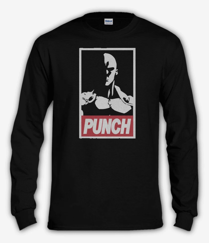 Polera manga larga Negro de Punch