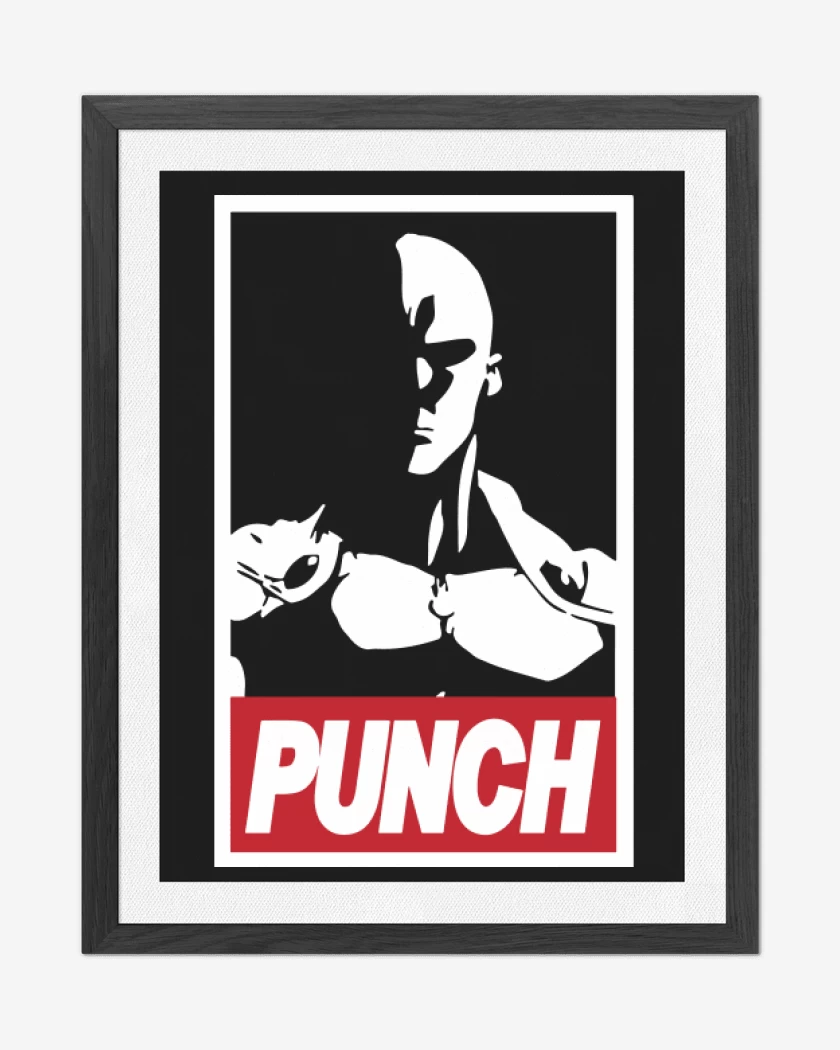Cuadro decorativo Negro de Punch