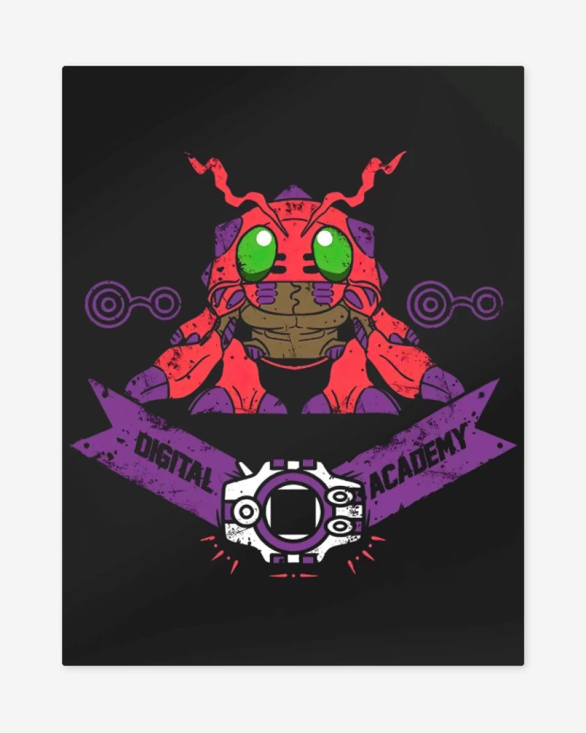 Print metalico Negro de Tentomon