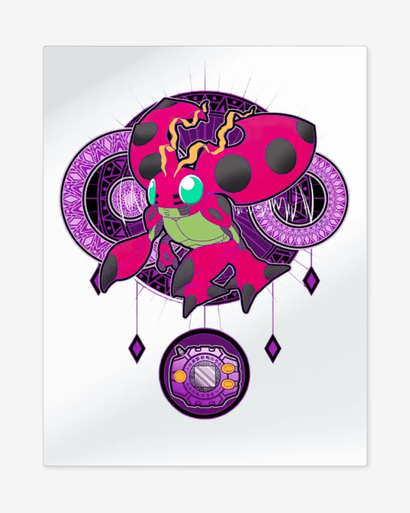 Print metalico Blanco de Tentomon 2