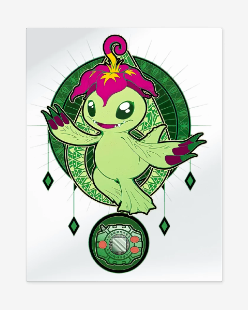 Print metalico Blanco de Palmon 2