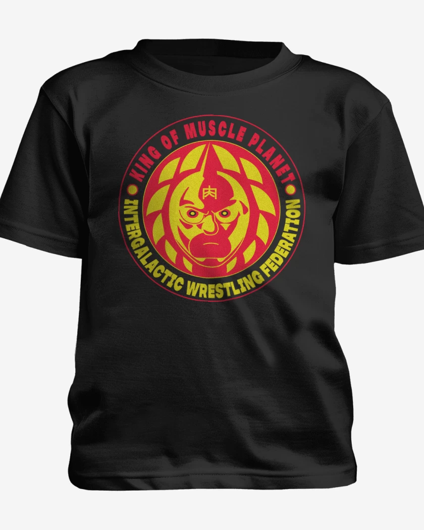 Polera de niño Negro de King of Muscle Planet