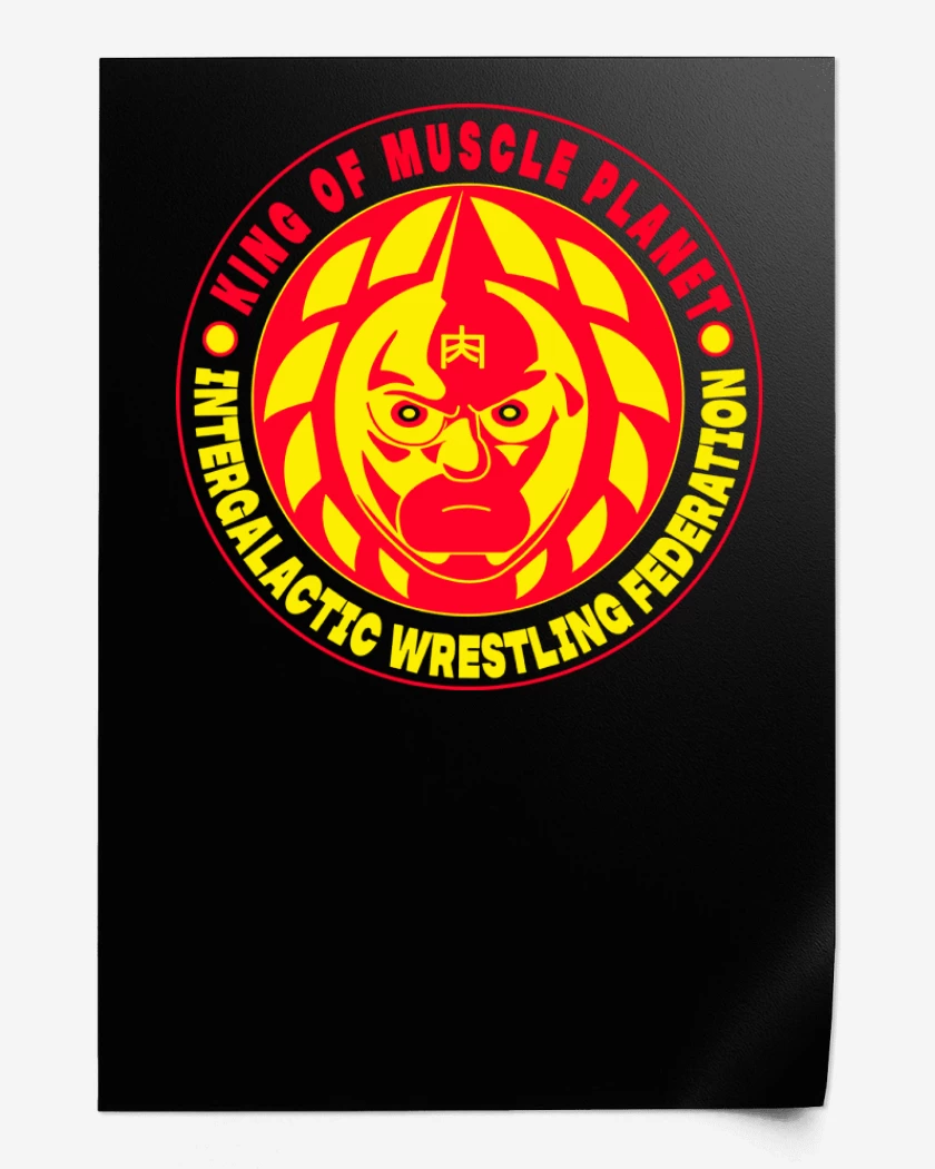 Print King of Muscle Planet