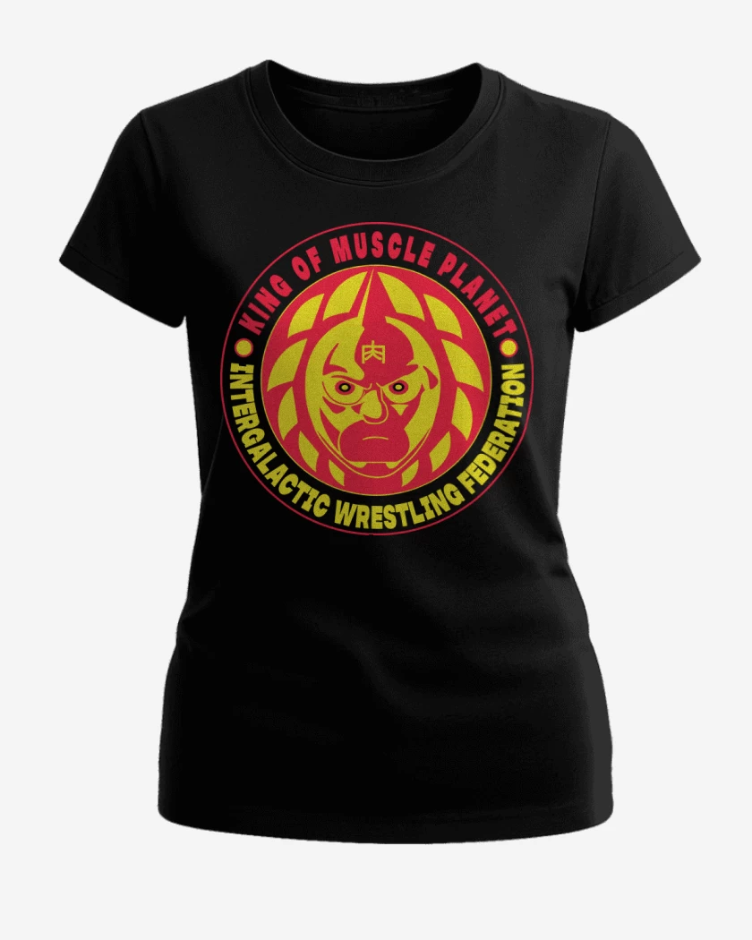 Polera de Mujer Negro de King of Muscle Planet