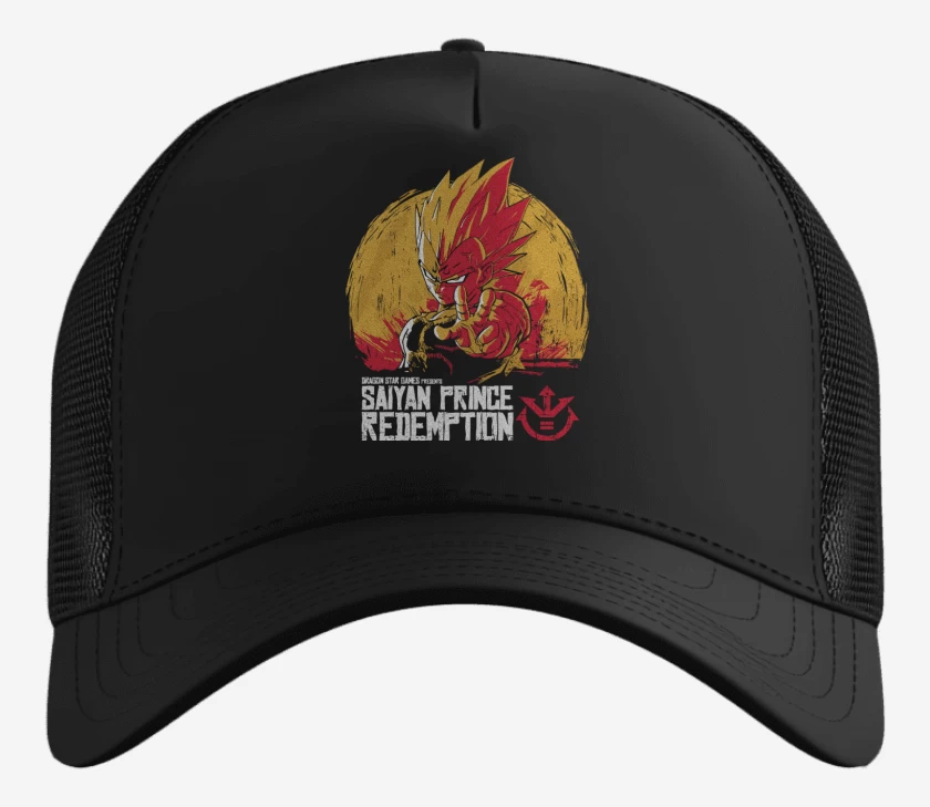 Gorro Negro de Saiyan Prince Redemption