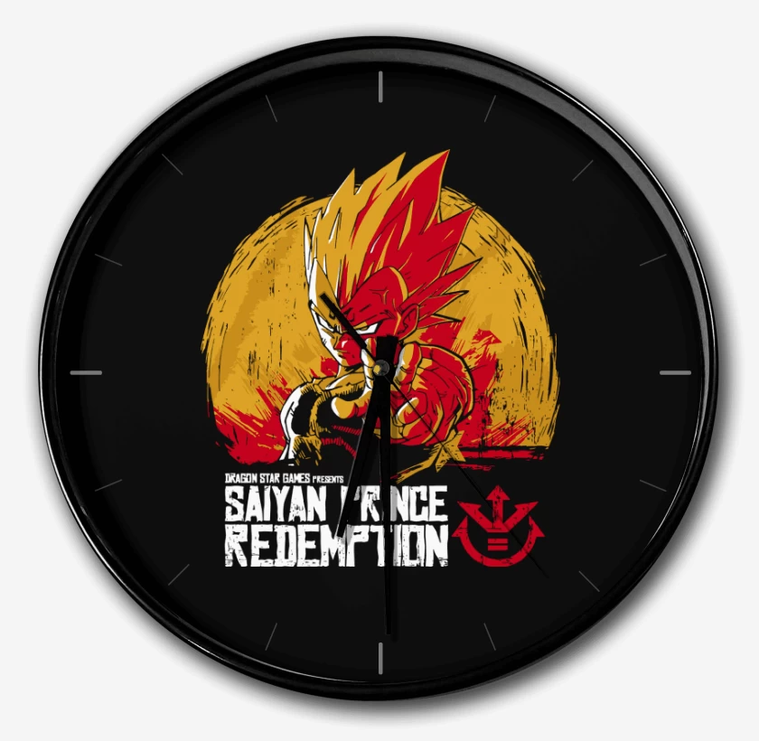 Reloj Negro de Saiyan Prince Redemption