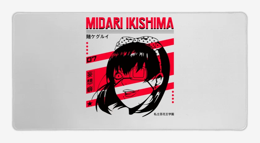 Mouse pad Gamer Blanco de Midari Ikishima