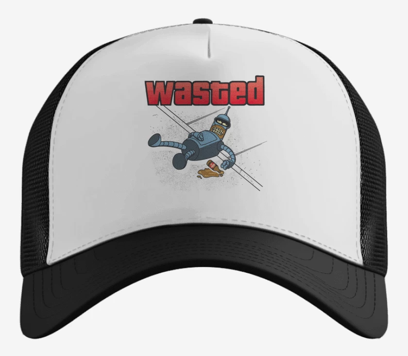 Gorro Blanco de Wasted Bender