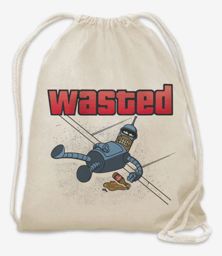 Mochila Blanco de Wasted Bender