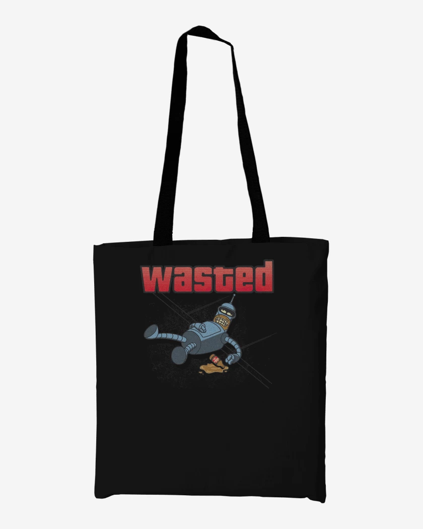 Totebag Negro de Wasted Bender