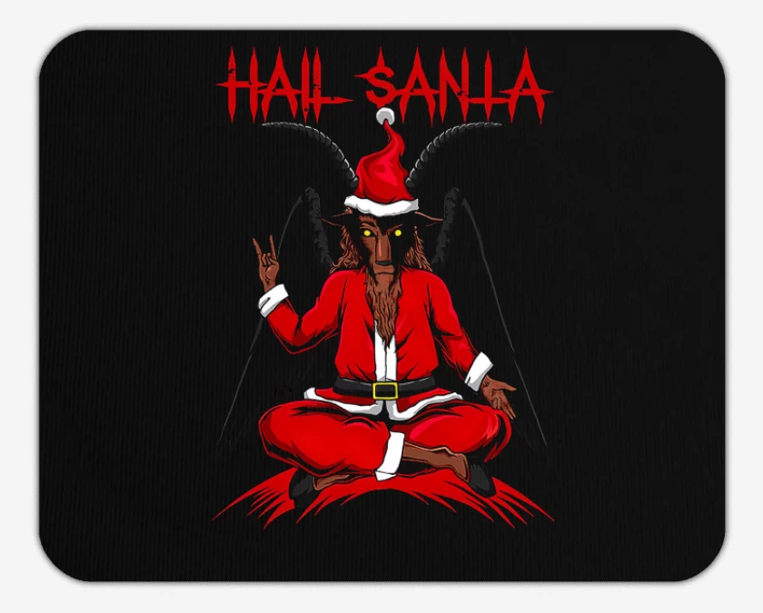 Mousepad Satan Claus