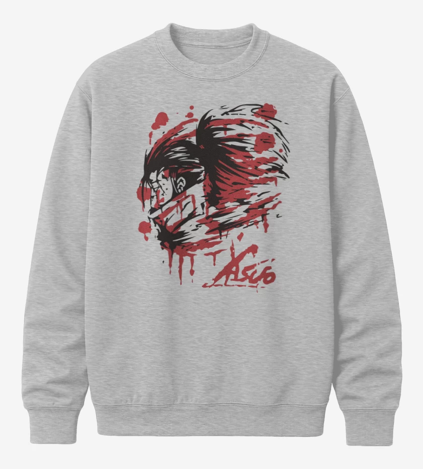 Poleron polo Gris Melange de Yasuo