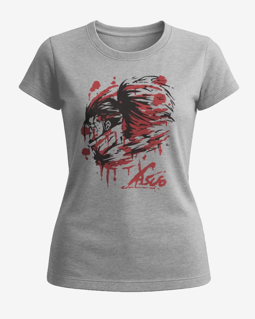 Polera de Mujer Gris Melange de Yasuo