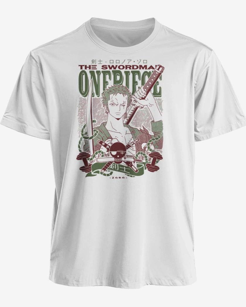 Polera premium Blanco de Zoro
