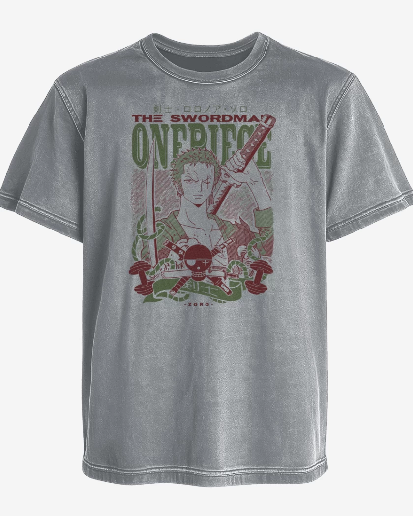 Polera desgastada Zoro