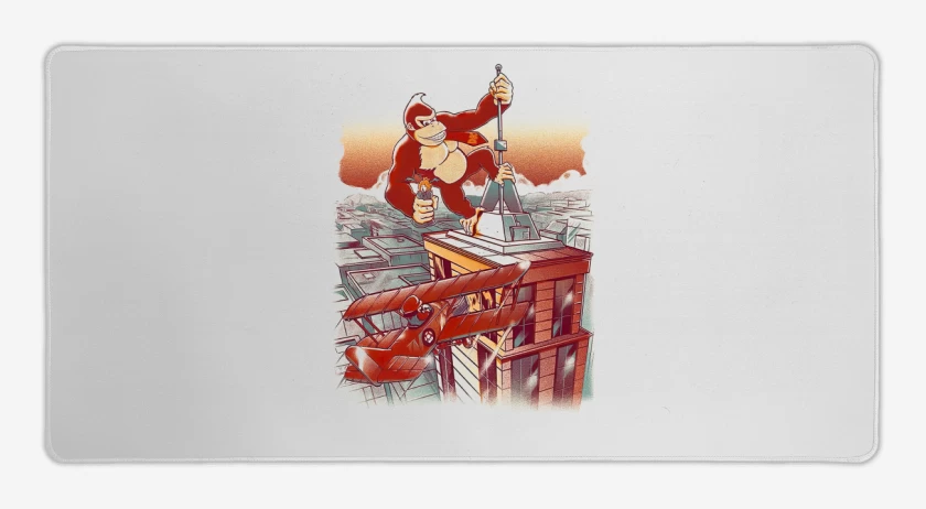 Mouse pad Gamer Blanco de Banana Slamma