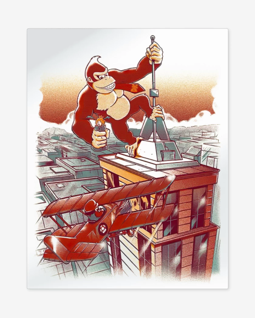 Print metalico Blanco de Banana Slamma