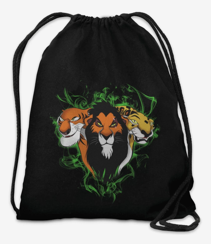 Mochila Negro de Evil gatitos