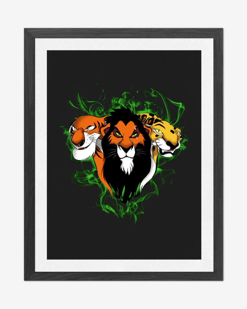 Cuadro decorativo Negro de Evil gatitos