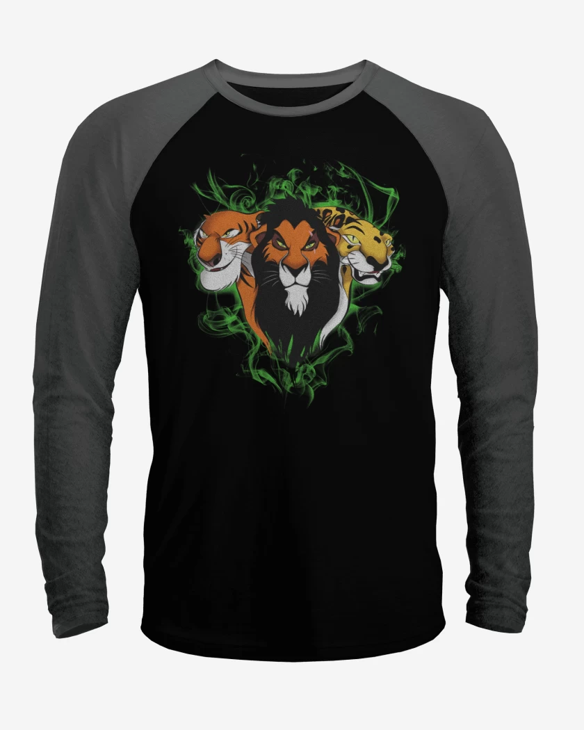Polera Raglan Evil gatitos