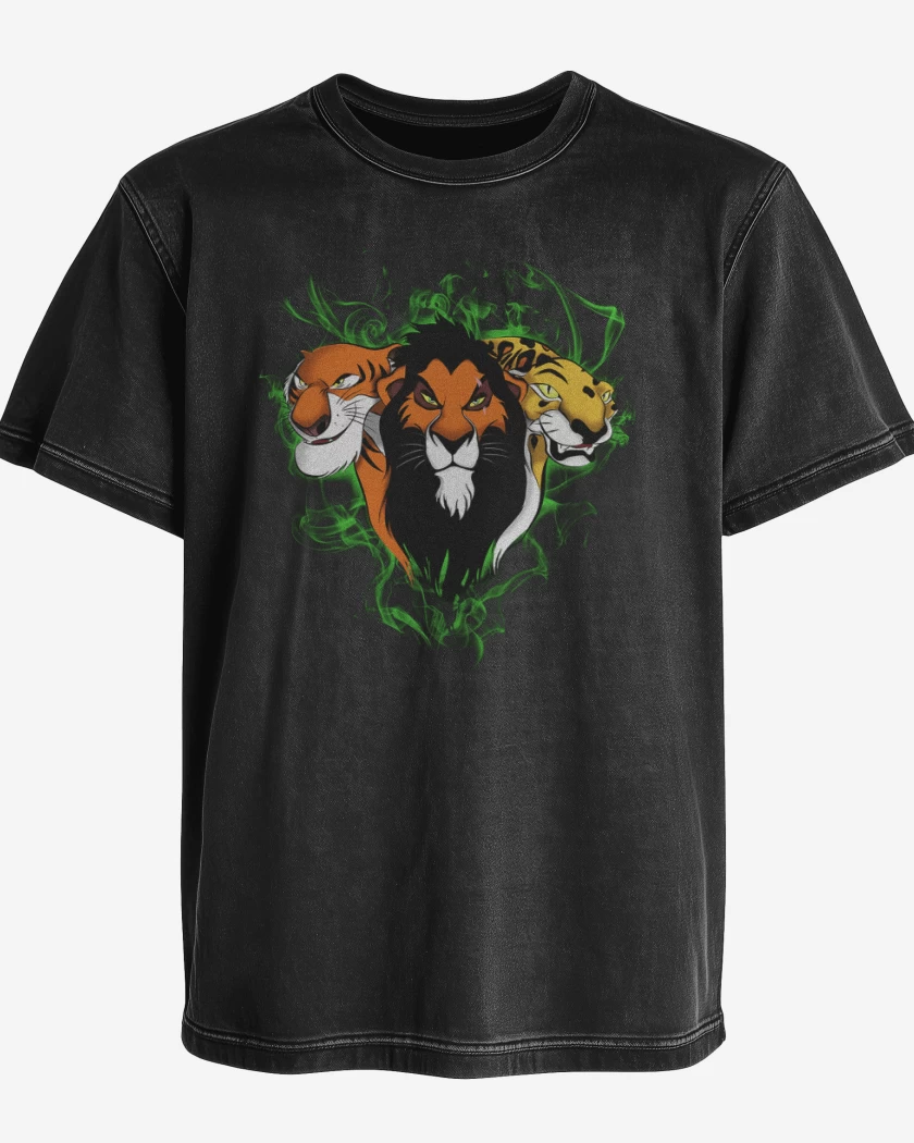 Polera desgastada Evil gatitos