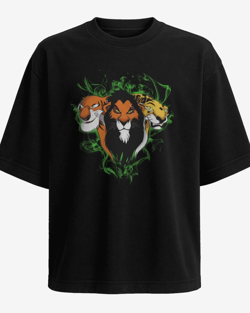 Polera Oversize Evil gatitos