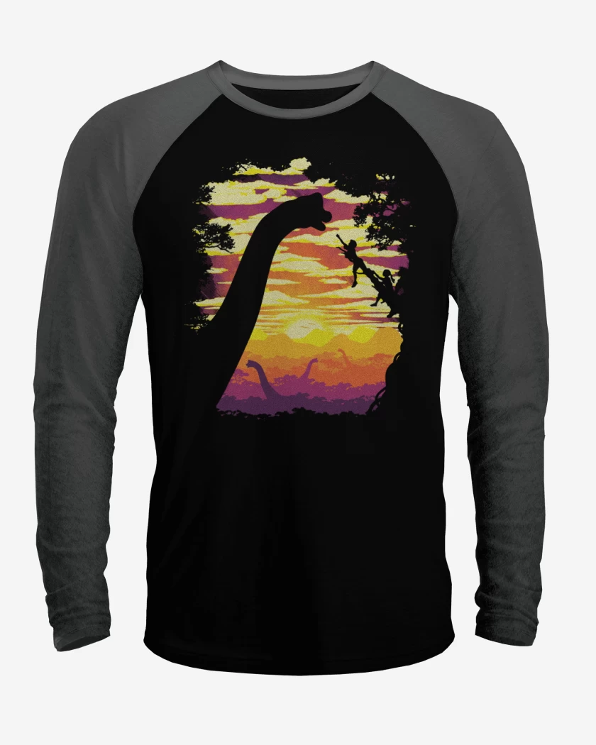 Polera Raglan Braquiosaurio Jurassic Park