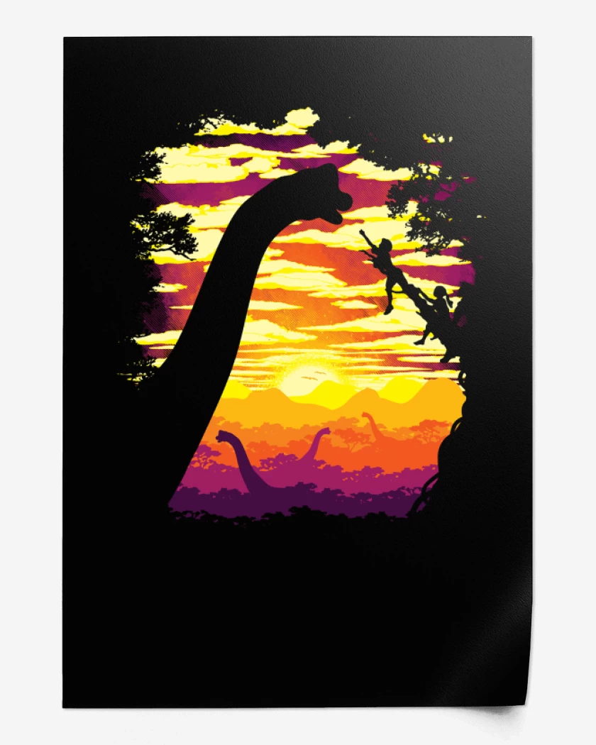 Print Braquiosaurio Jurassic Park
