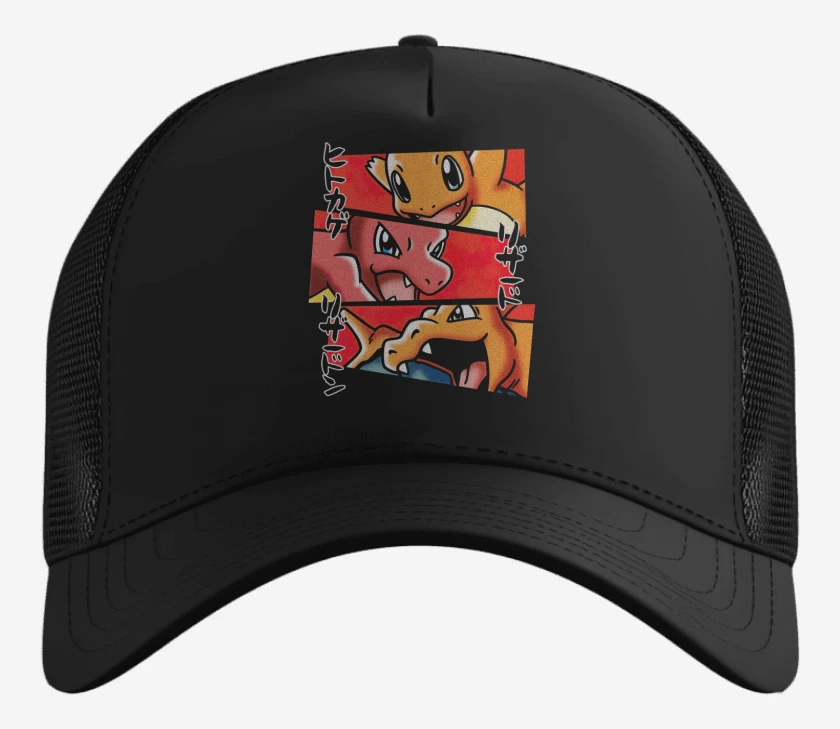 Gorro Negro de Tipo Fuego Definitivo