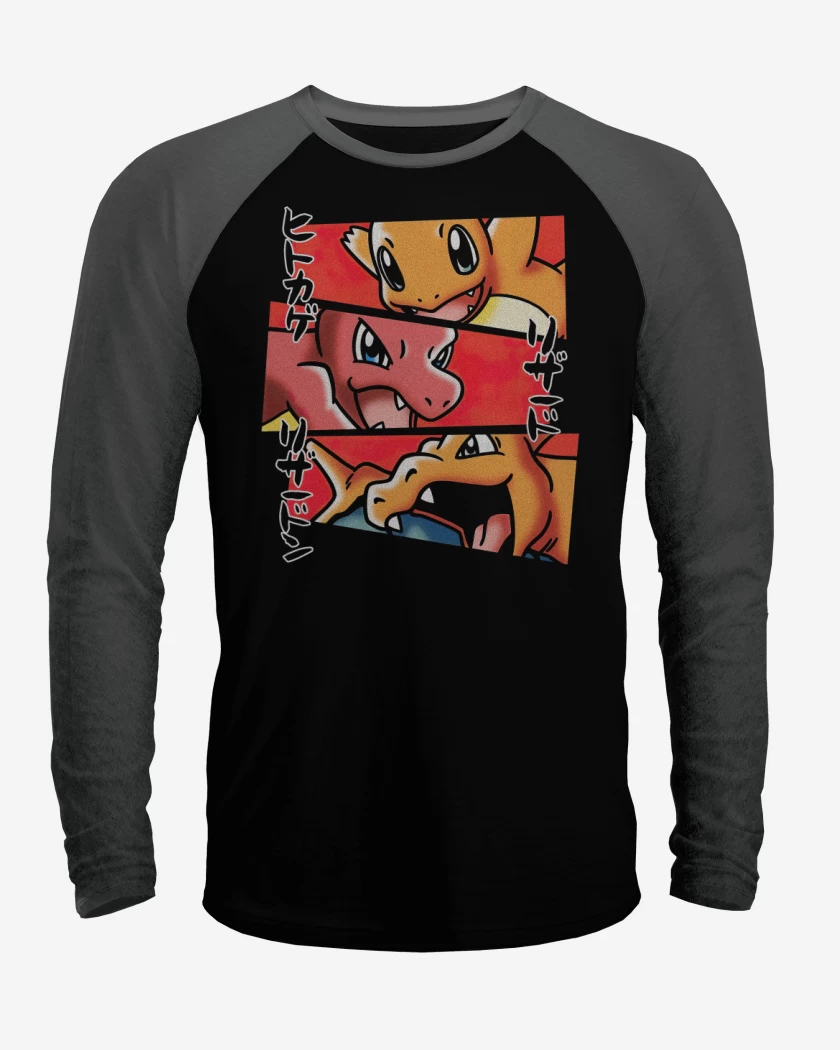 Polera Raglan Tipo Fuego Definitivo