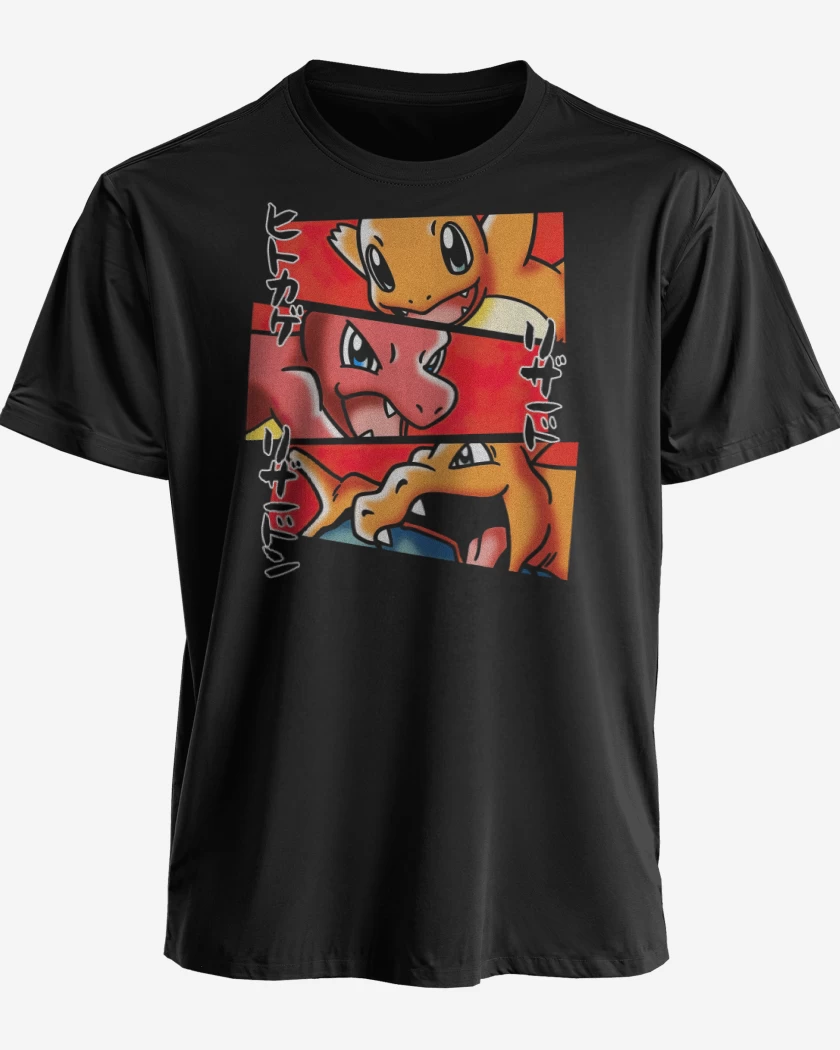 Polera premium Negro de Tipo Fuego Definitivo