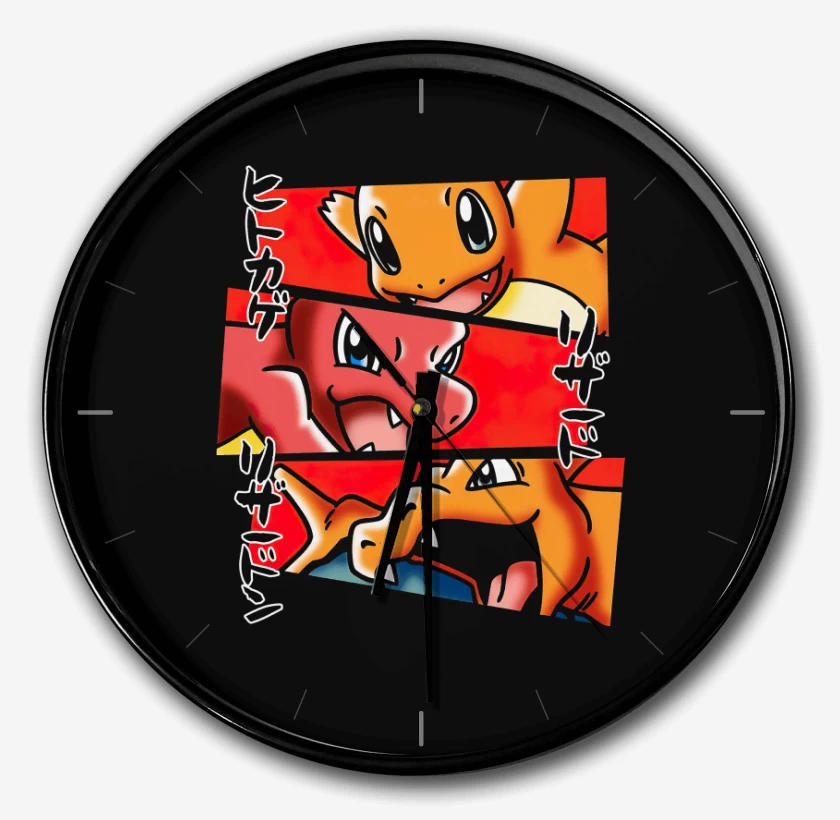 Reloj Negro de Tipo Fuego Definitivo