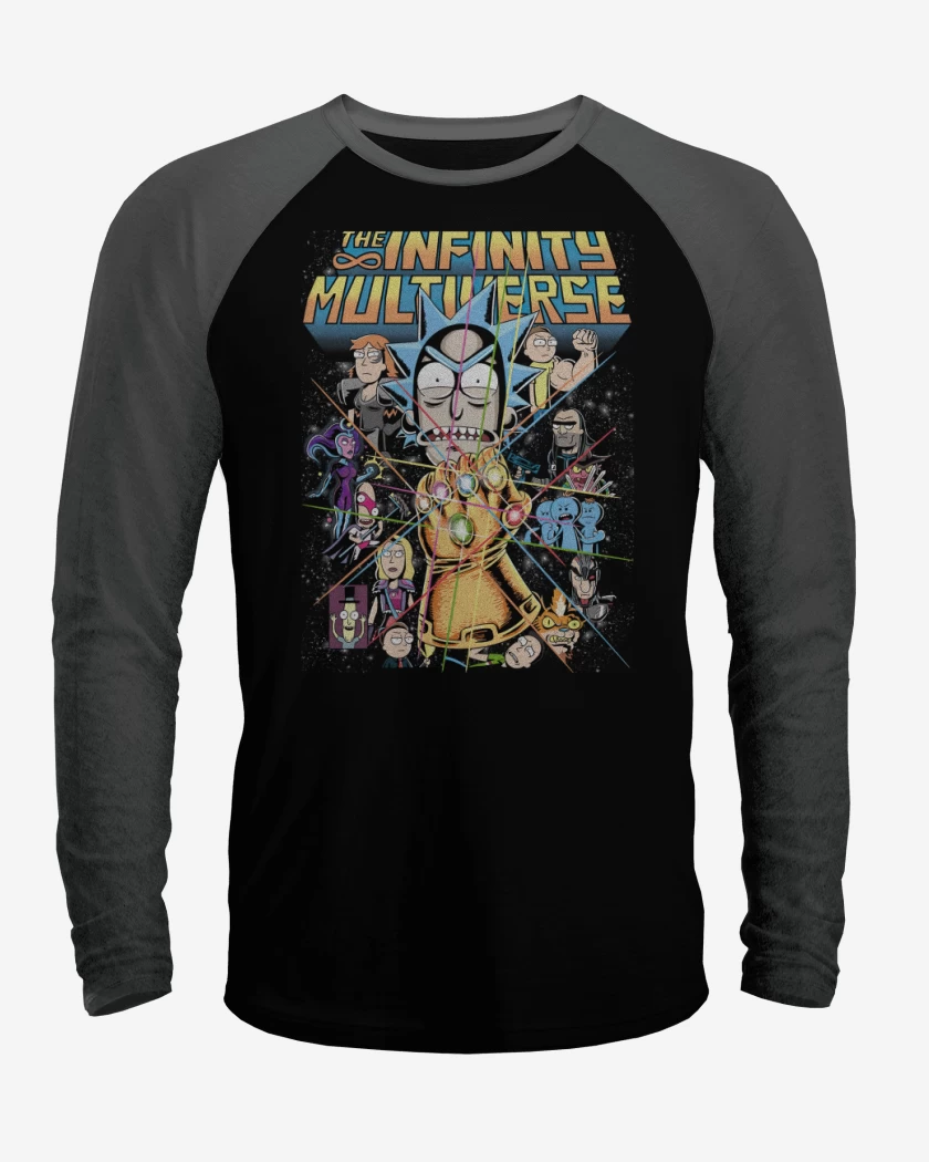 Polera Raglan Rick & Mortyverse