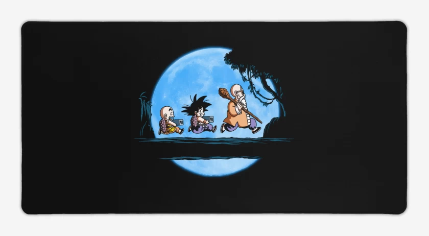Mouse pad Gamer Negro de Milk Moon