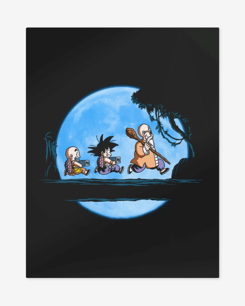 Print metalico Negro de Milk Moon