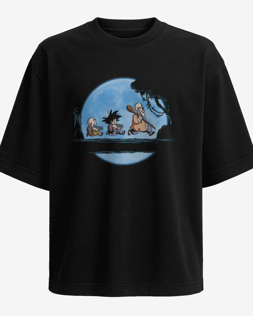 Polera Oversize Negro de Milk Moon