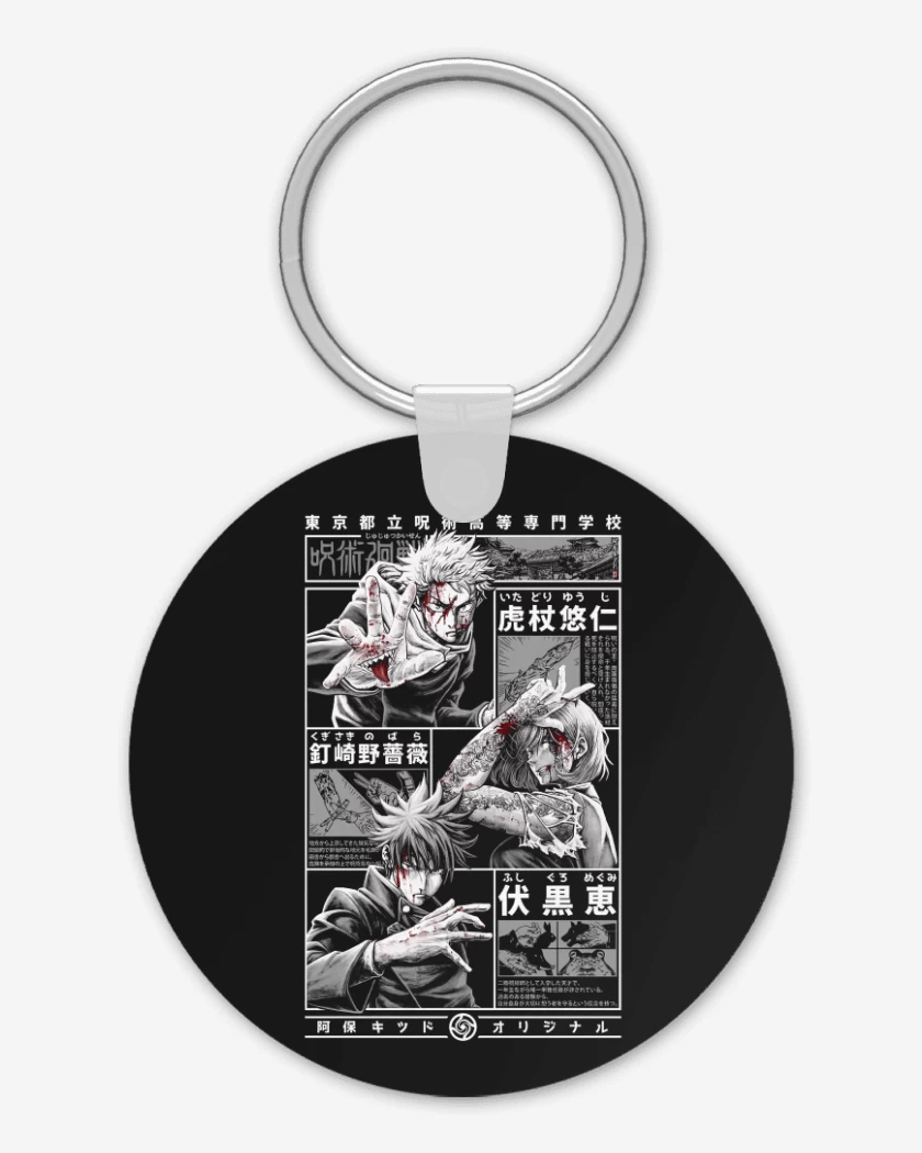 Llavero Negro de Jujutsu Kaisen!!!