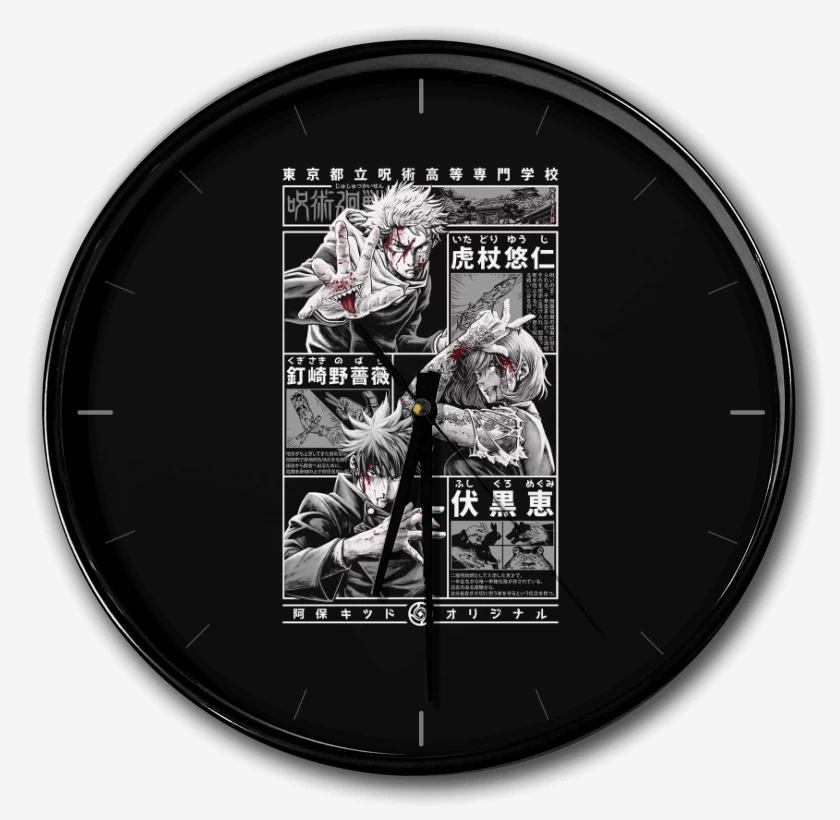 Reloj Negro de Jujutsu Kaisen!!!