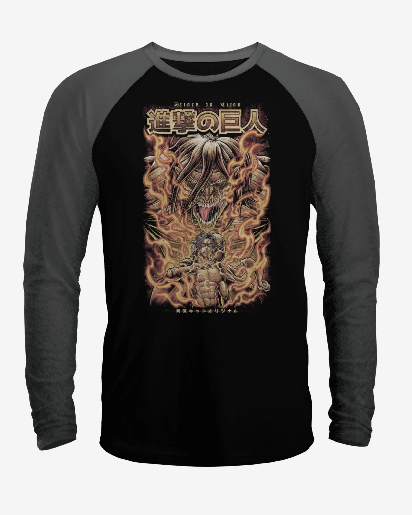 Polera Raglan Eren Jaeger