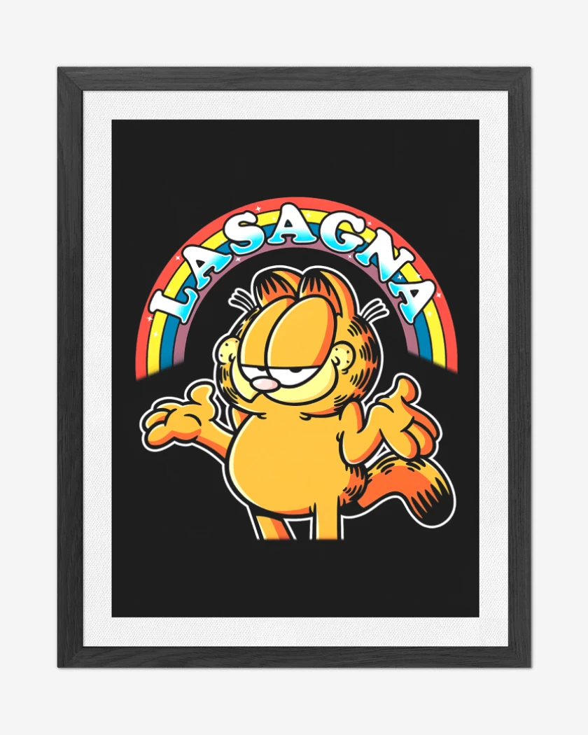 Cuadro decorativo Negro de Lasagna