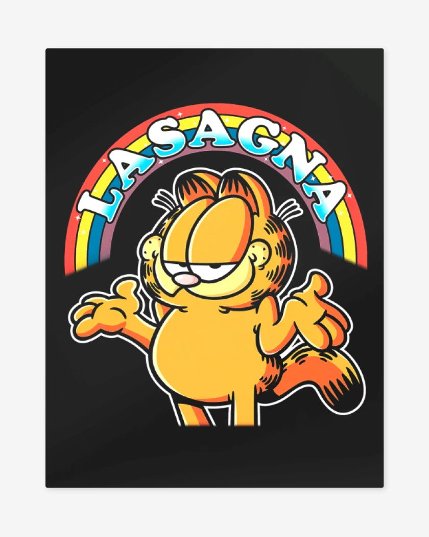 Print metalico Negro de Lasagna
