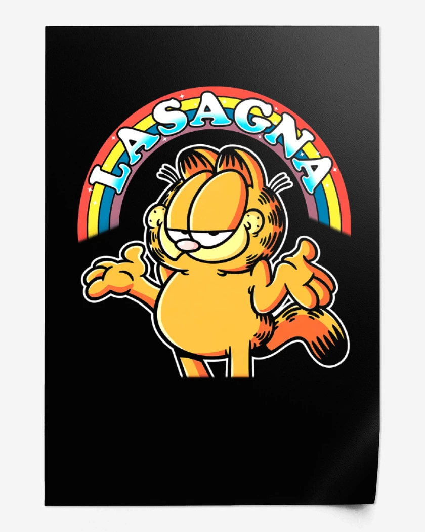 Print Negro de Lasagna